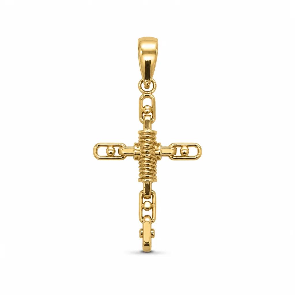 14 kt Gold Kreuzanhänger