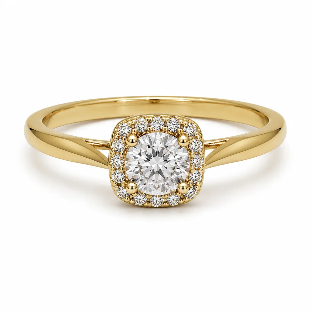 Naturdiamant-Ring