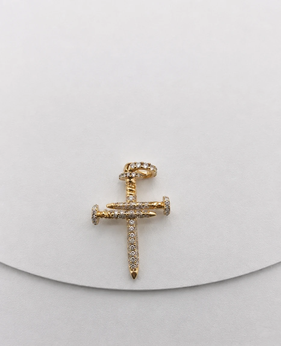 Kreuz Anhänger Diamant
