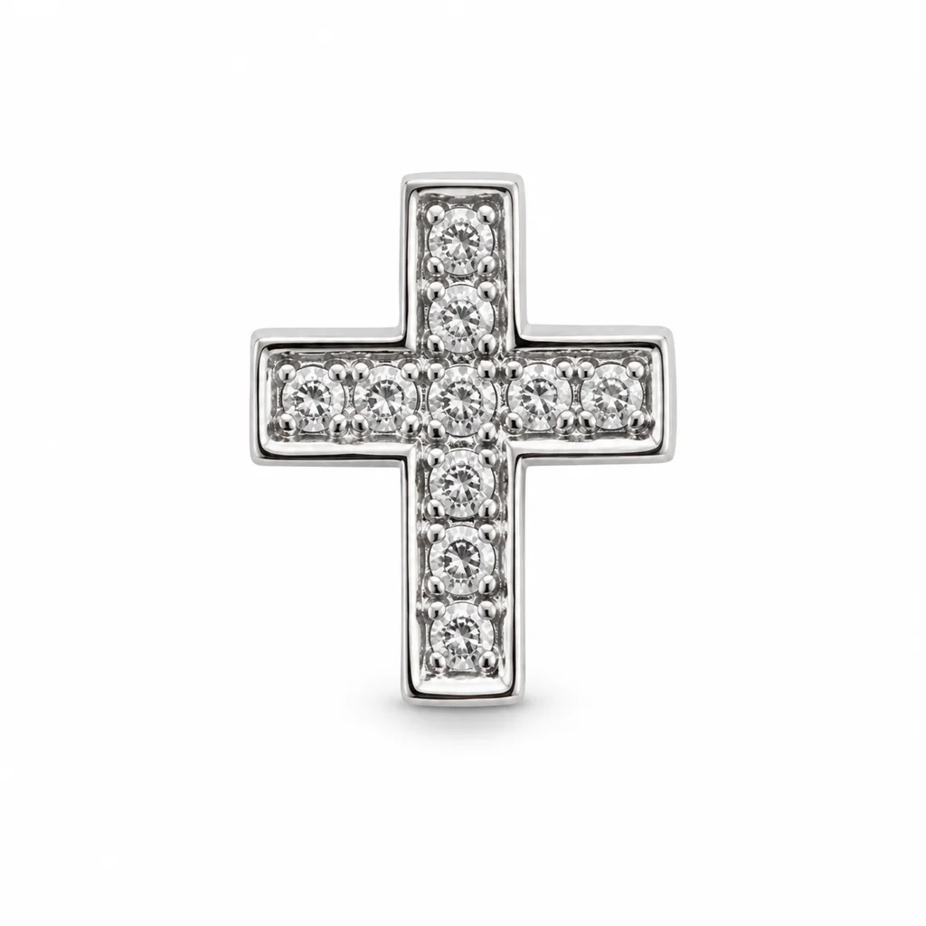 Diamant-Kreuzanhänger