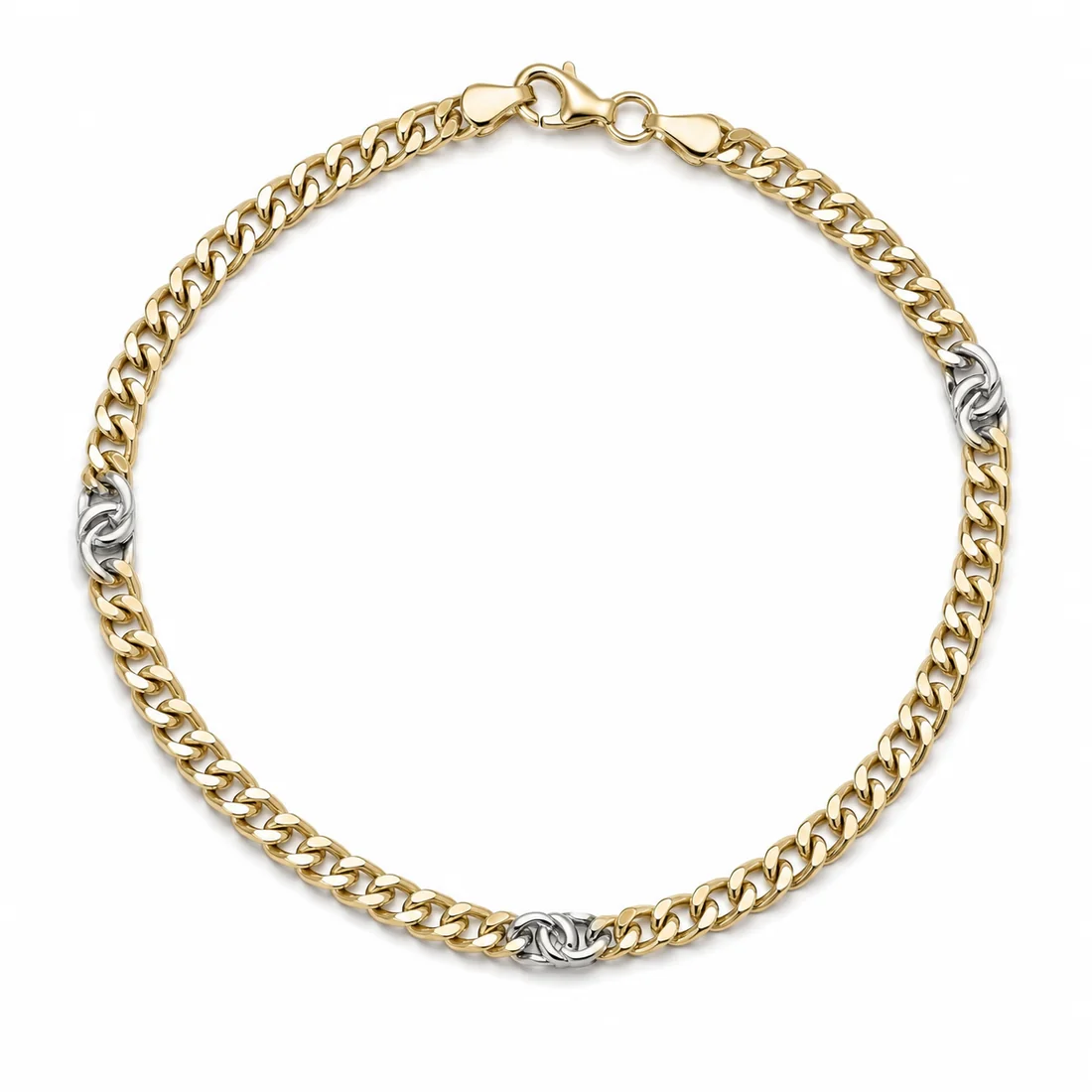 14 kt Panzerarmband