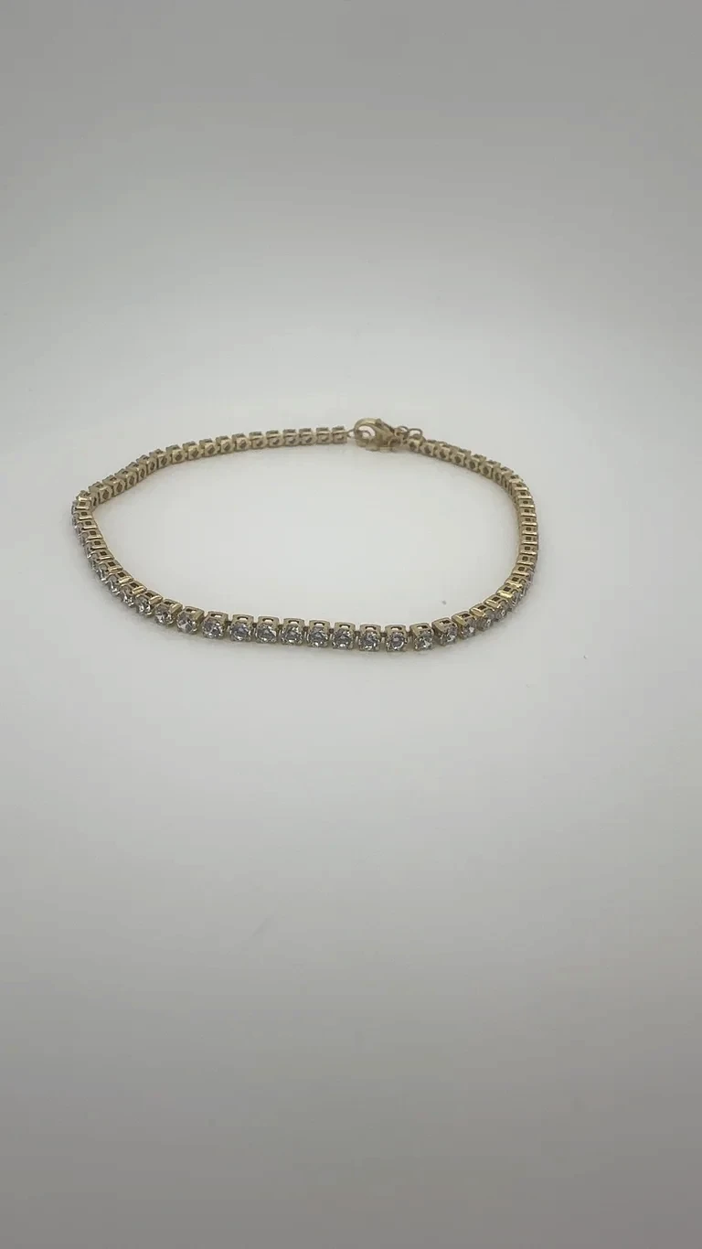 14 kt Gold, Tennis Armband