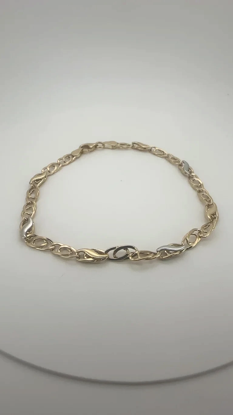 14 kt Gold, Panzer Armband