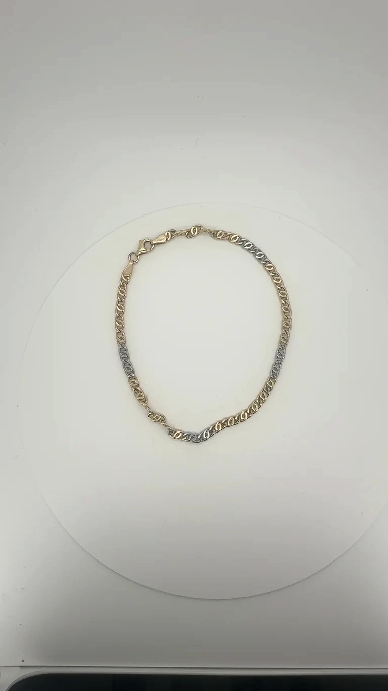 14 kt Gold, Panzerarmband