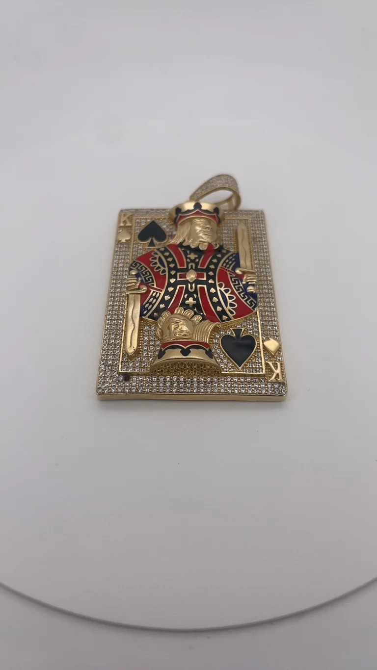 14 kt Goldspielkarte