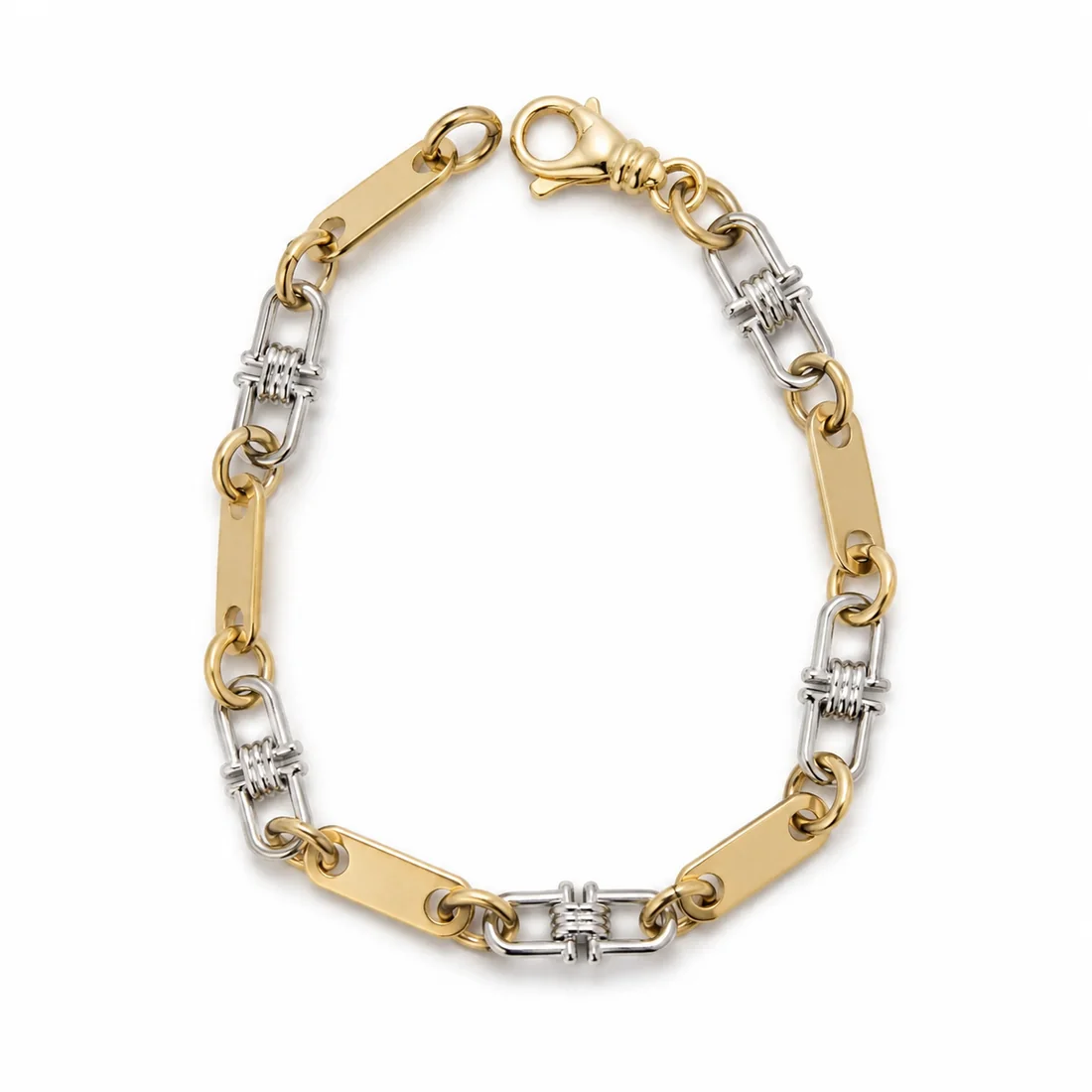 14 kt Plattenarmband