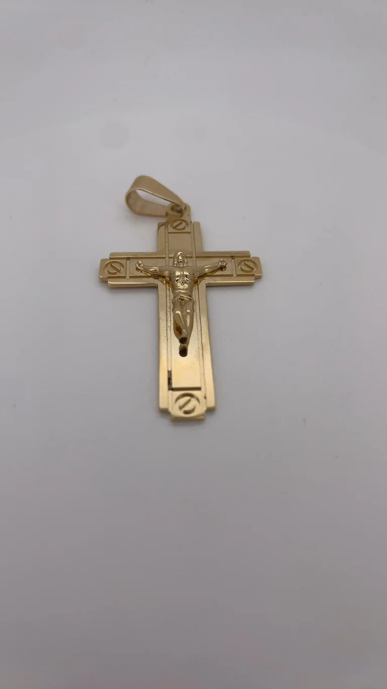 14 kt Gold, Kreuzanhänger