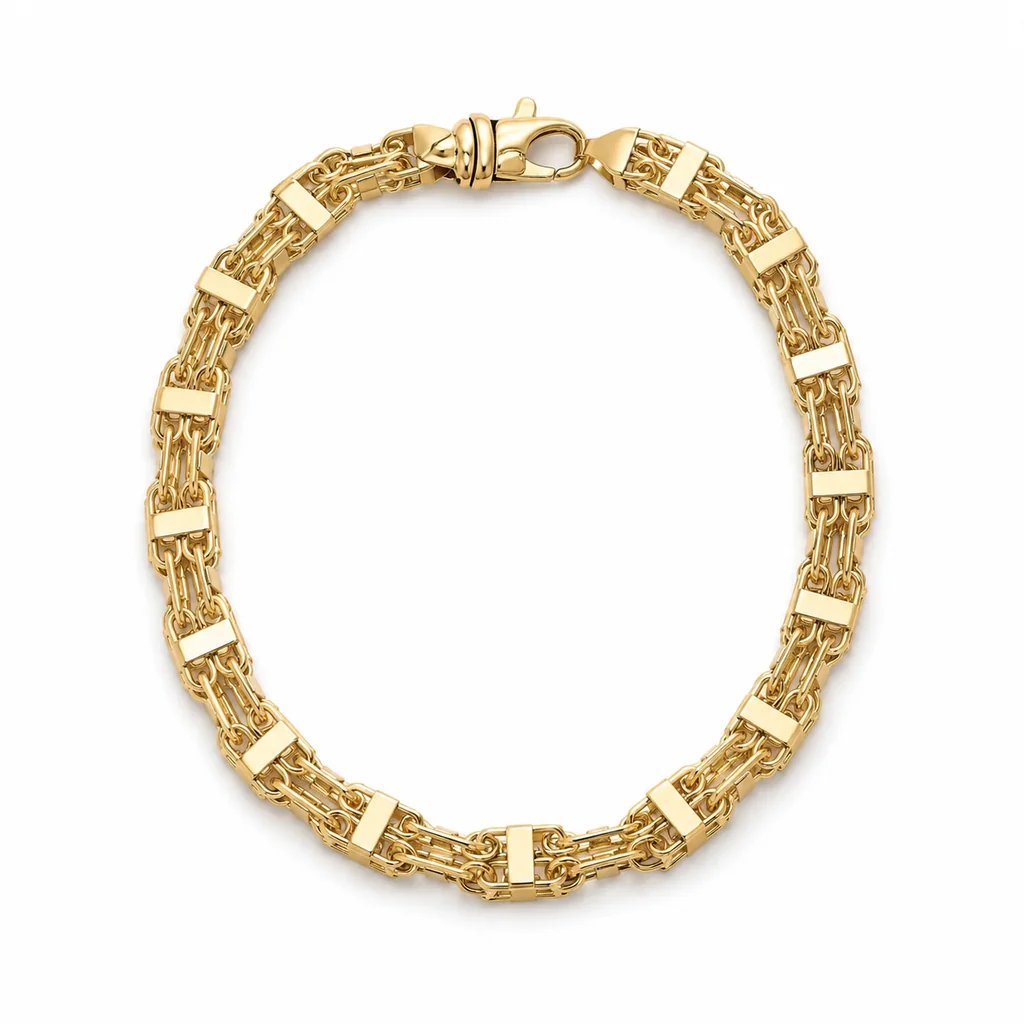 14 kt Käfigarmband