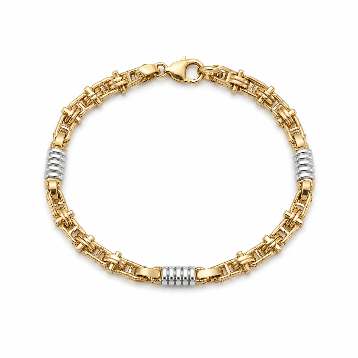 14 kt Käfigarmband