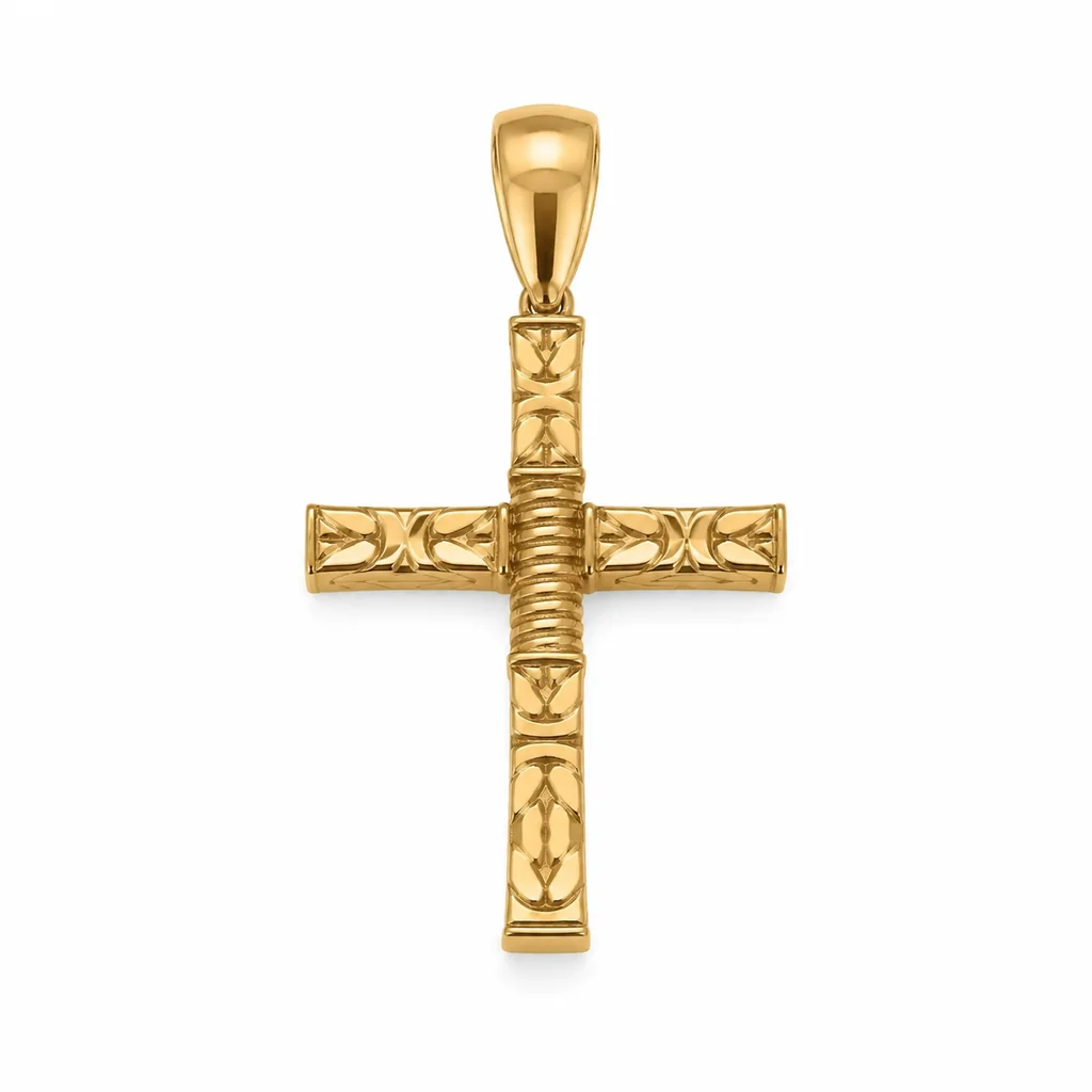 14 kt Gold Kreuzanhänger