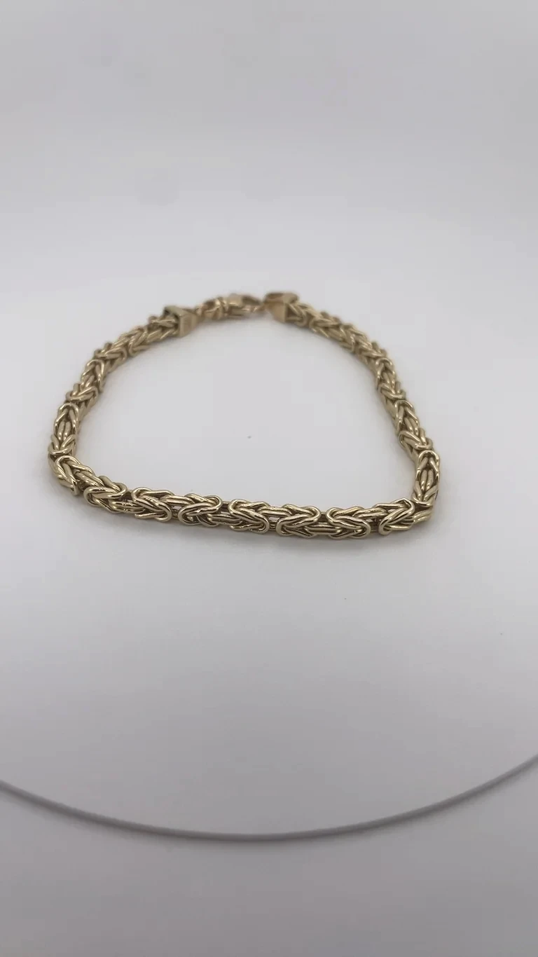 14 kt Gold Königsarmband