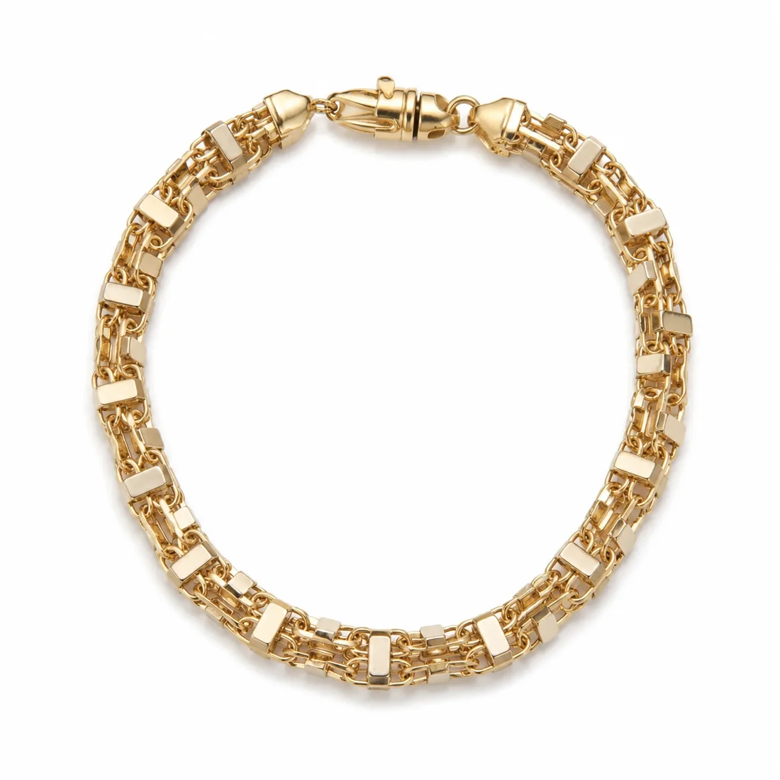 14 kt Käfigarmband