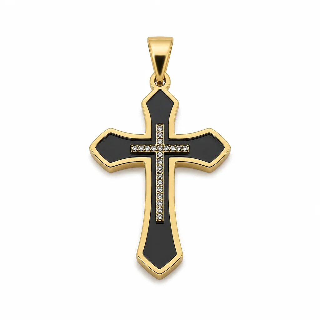 14 kt Gold Kreuzanhänger
