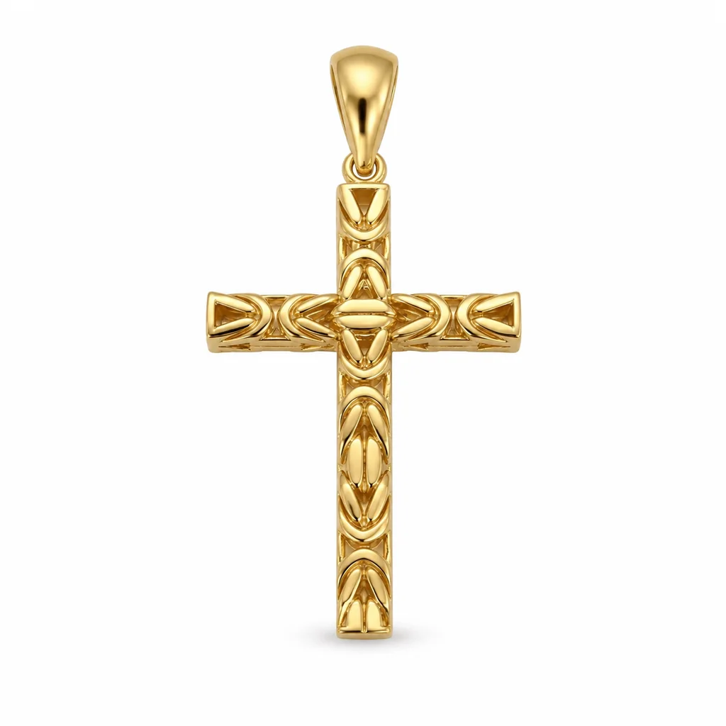 14 kt Gold Kreuzanhänger