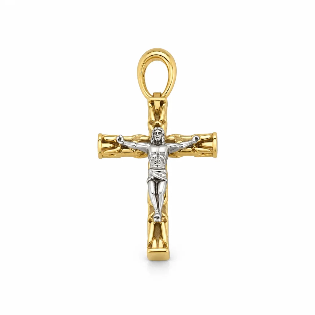 14 kt Gold Kreuzanhänger