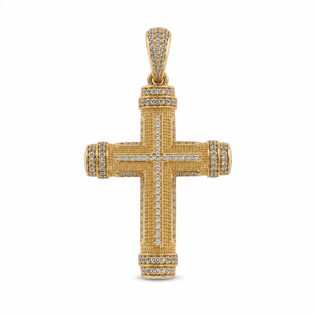 14 kt Gold Kreuzanhänger