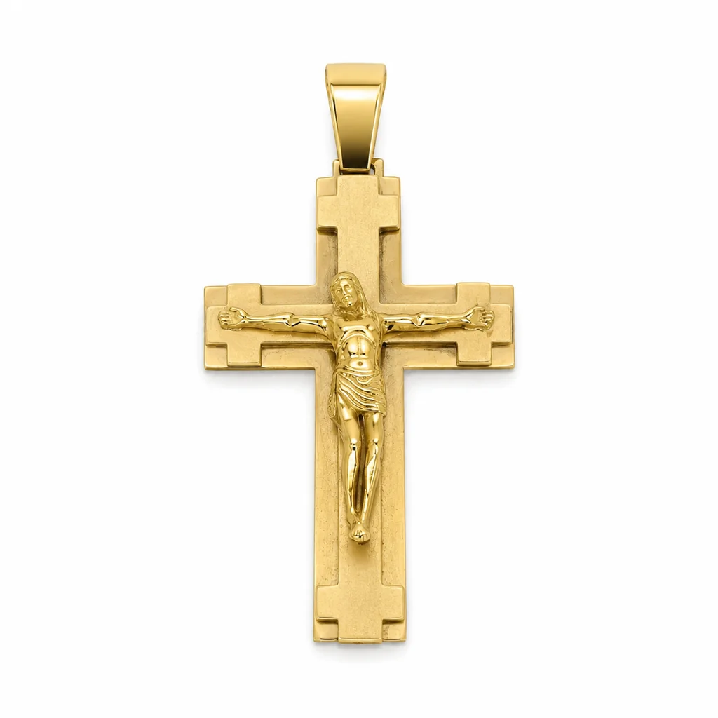14 kt Gold Kreuzanhänger