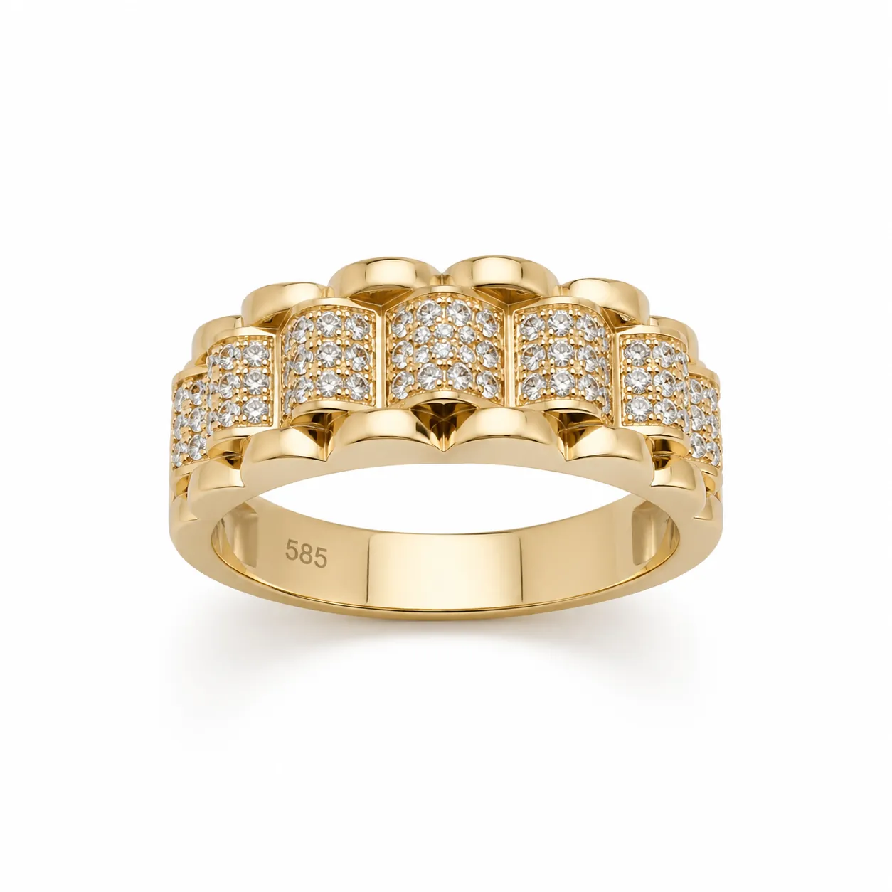 14 kt Gold Herrenring