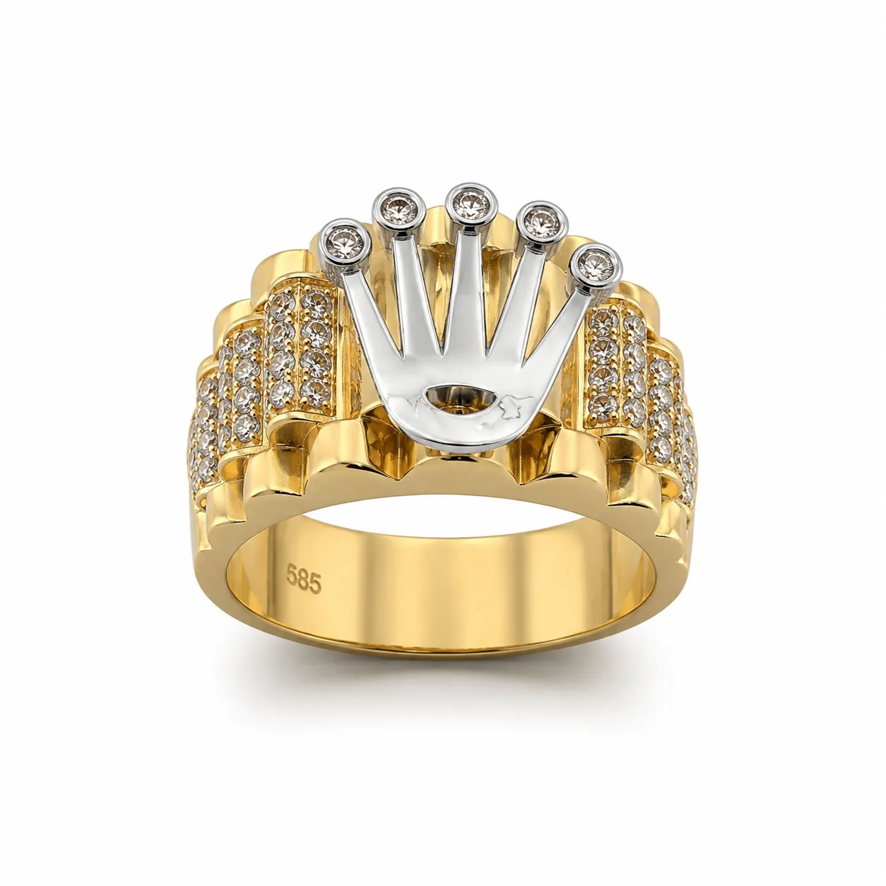 14 kt Gold Herrenring