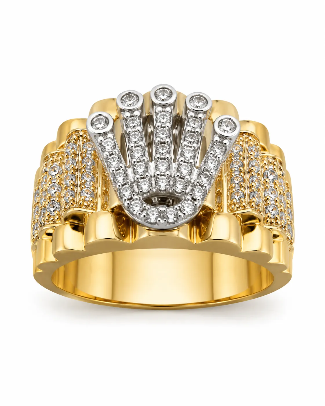 14 kt Gold Herrenring