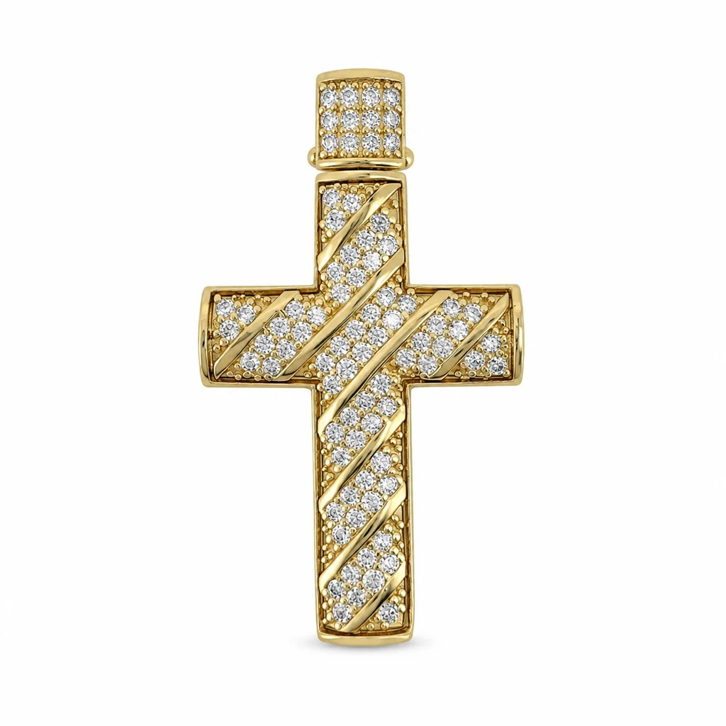 14 kt Gold Kreuzanhänger