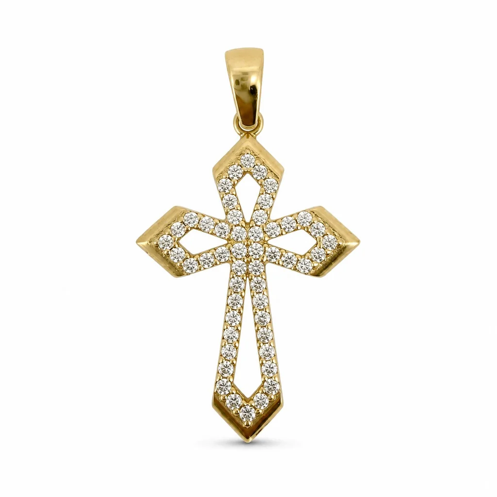 14 kt Gold Kreuzanhänger