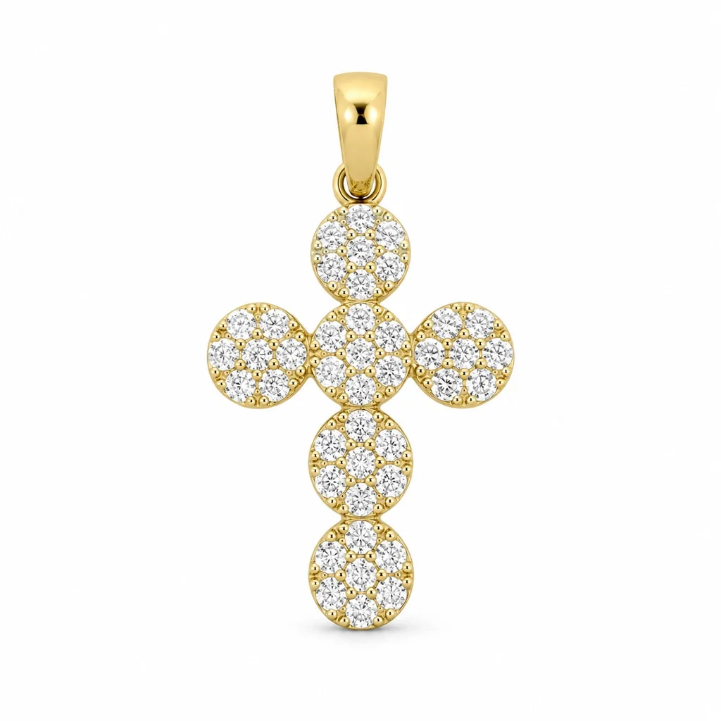 14 kt Gold Kreuzanhänger