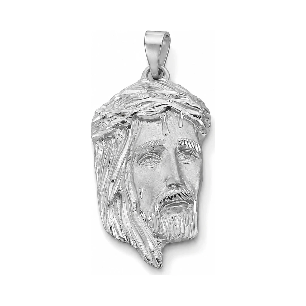 Silber Jesuskopfanhänger