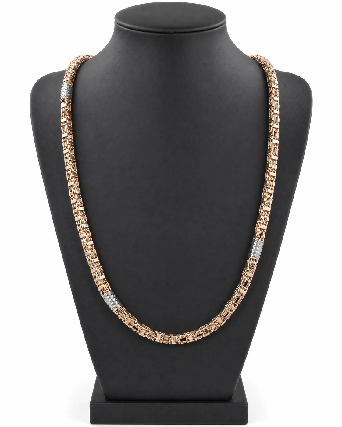 14 kt Rotgold Käfigkette