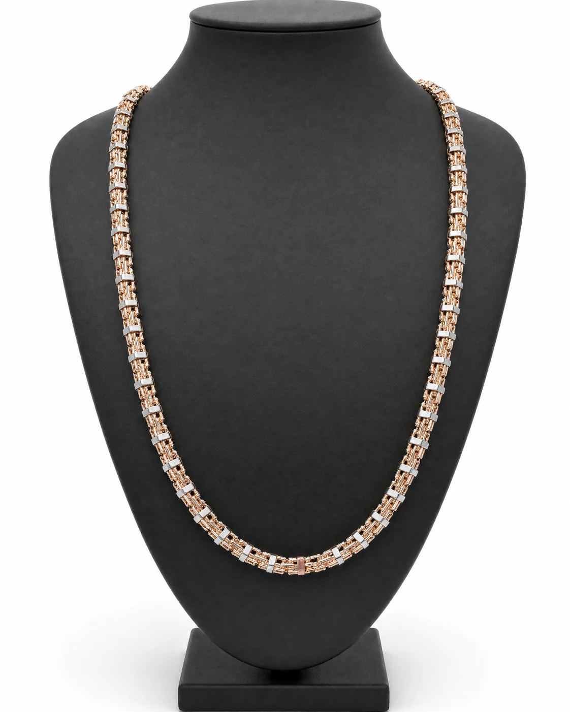 14 kt Rotgold Käfigkette