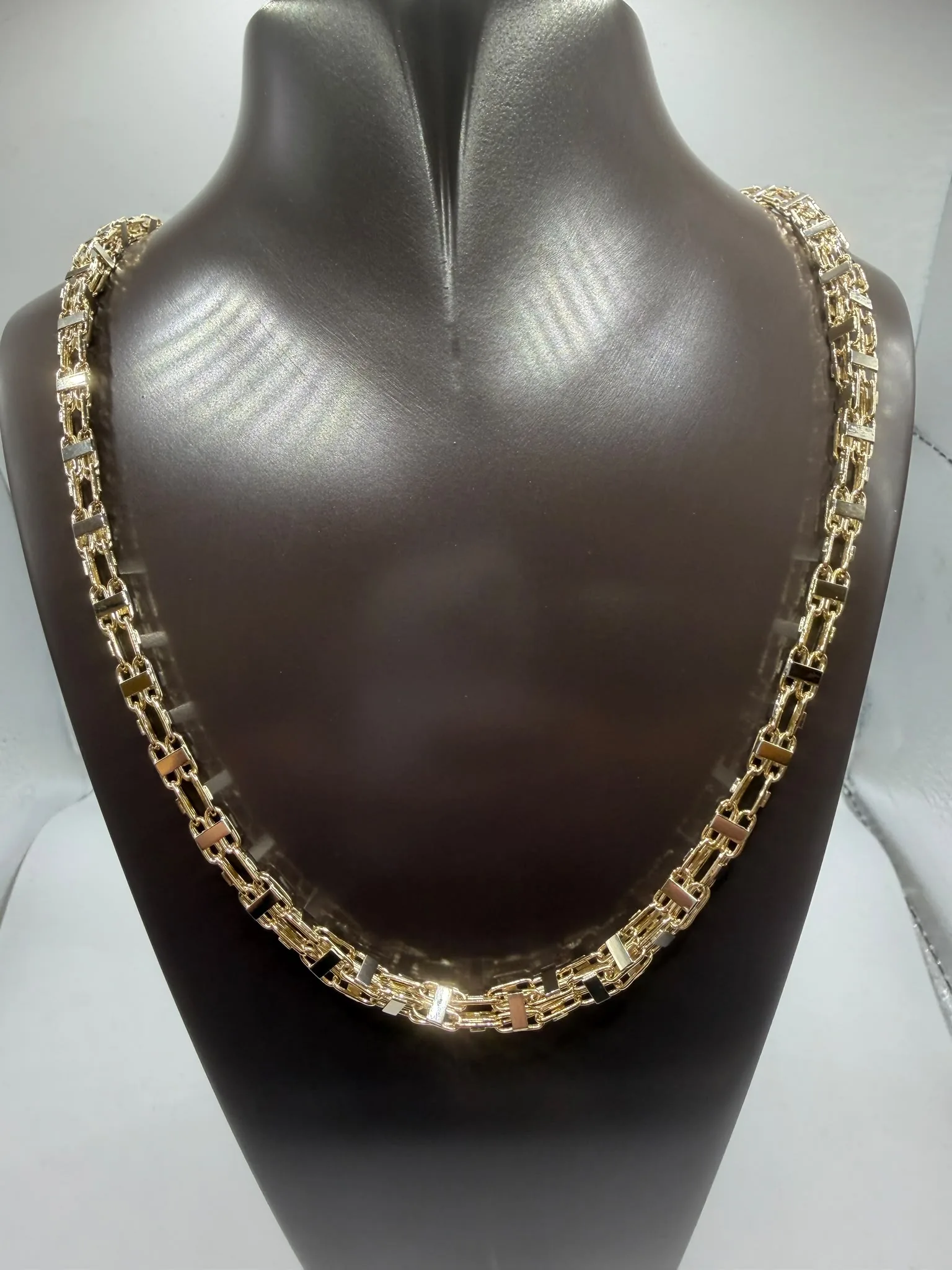 14 kt Gold Käfigkette