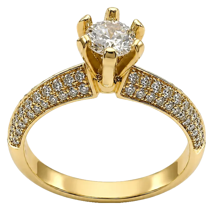 Naturdiamant-Ring