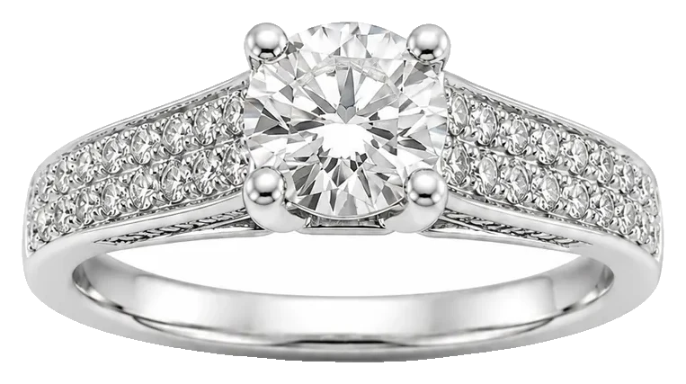 Naturdiamant-Ring