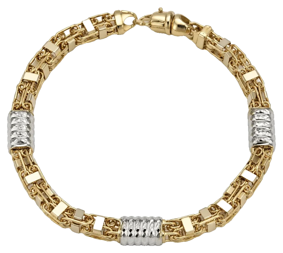 14 kt Käfigarmband
