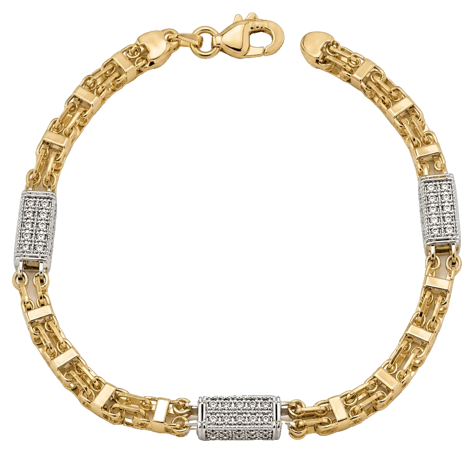 14 kt Käfigarmband