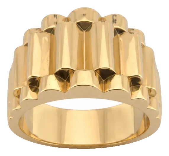 14 kt Gold Herrenring
