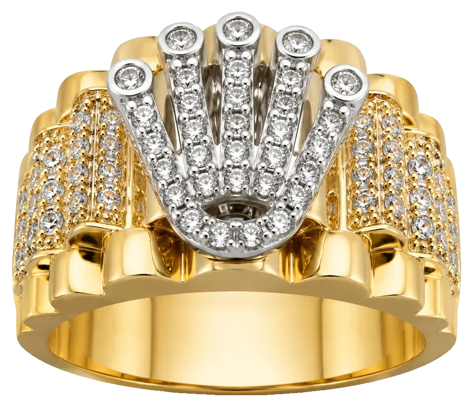 14 kt Gold Herrenring